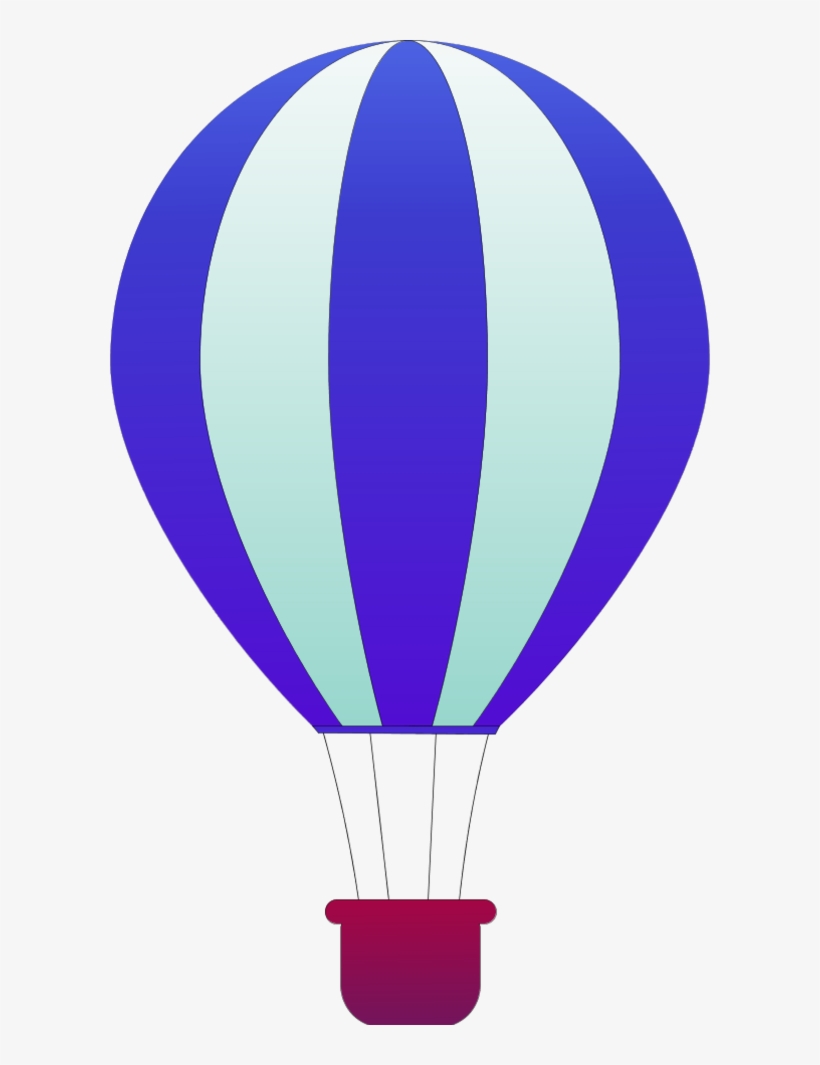 Vertical Striped Hot Air Balloons - Maidis Hot Air Balloon Clip Art, transparent png