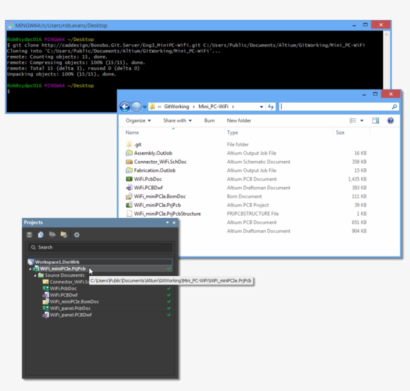 The Process Will Replicate The Shared Remote Repository - Altium Designer, transparent png