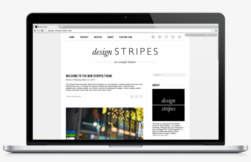 Atlas Designs - Classic Blog Theme, transparent png