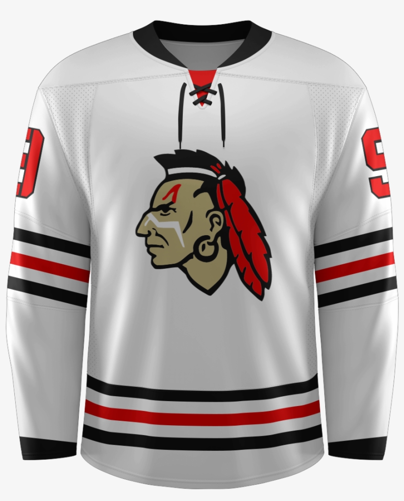 Prolook Tackle/twill "blackhawks" Hockey Jersey - Winnacunnet Warriors, transparent png