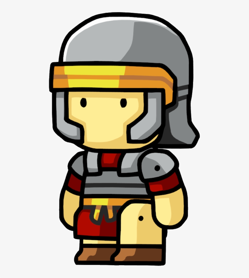 Gladiator Clipart Crusader - Scribblenauts Roman, transparent png