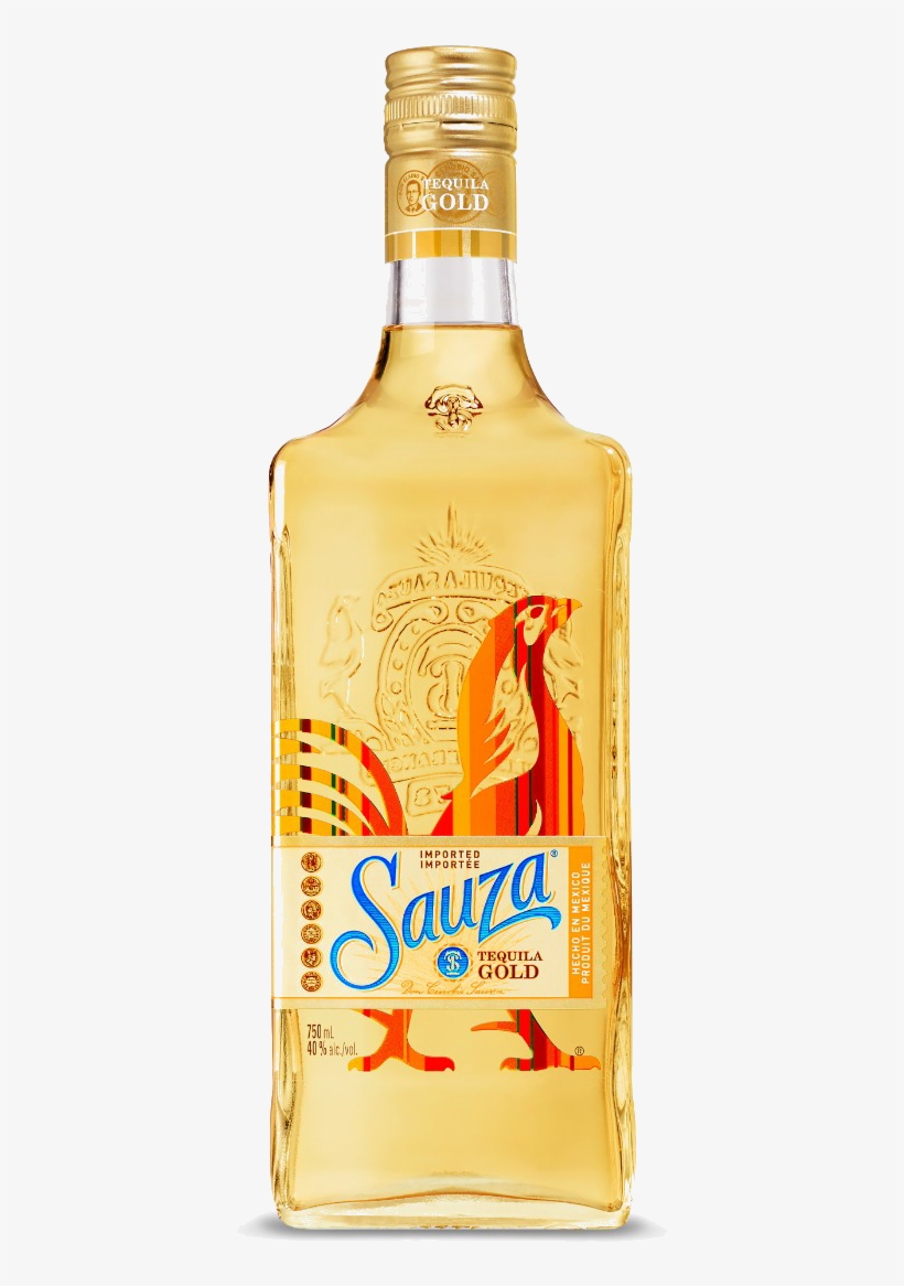 Tequila Sauza Gold 750ml, transparent png