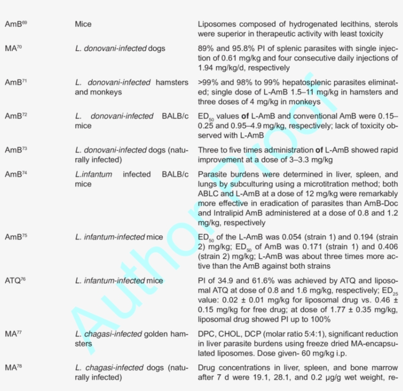 Various Liposomal Formulations Developed For Passive - Leishmania Donovani, transparent png