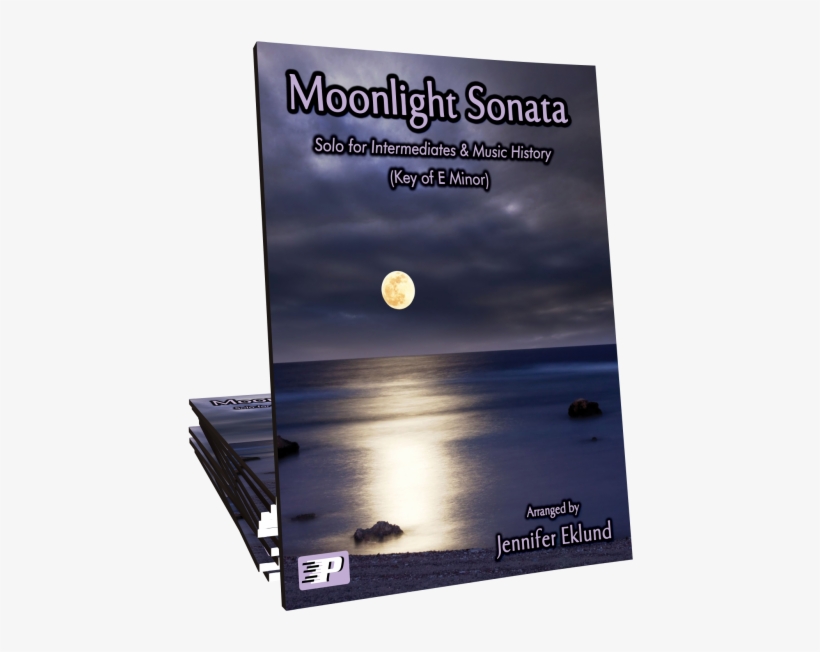 Moonlight Sonata For Intermediates - Book Cover, transparent png