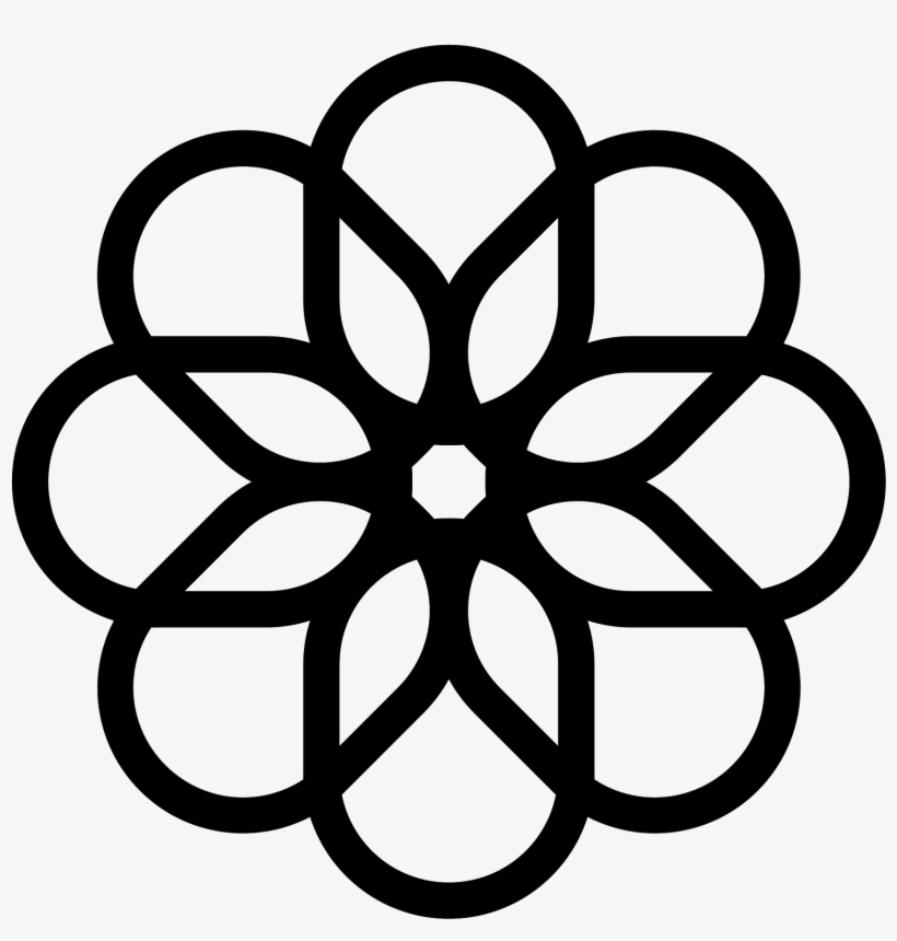 This Icon Is A Sunburst Shaped Flower Blossom - Medspa At Hendrick, transparent png