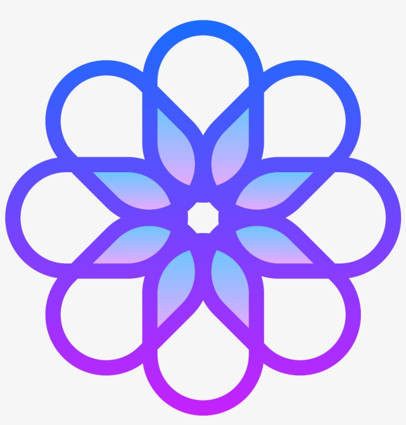 This Icon Is A Sunburst Shaped Flower Blossom - Daisy Icon Png, transparent png