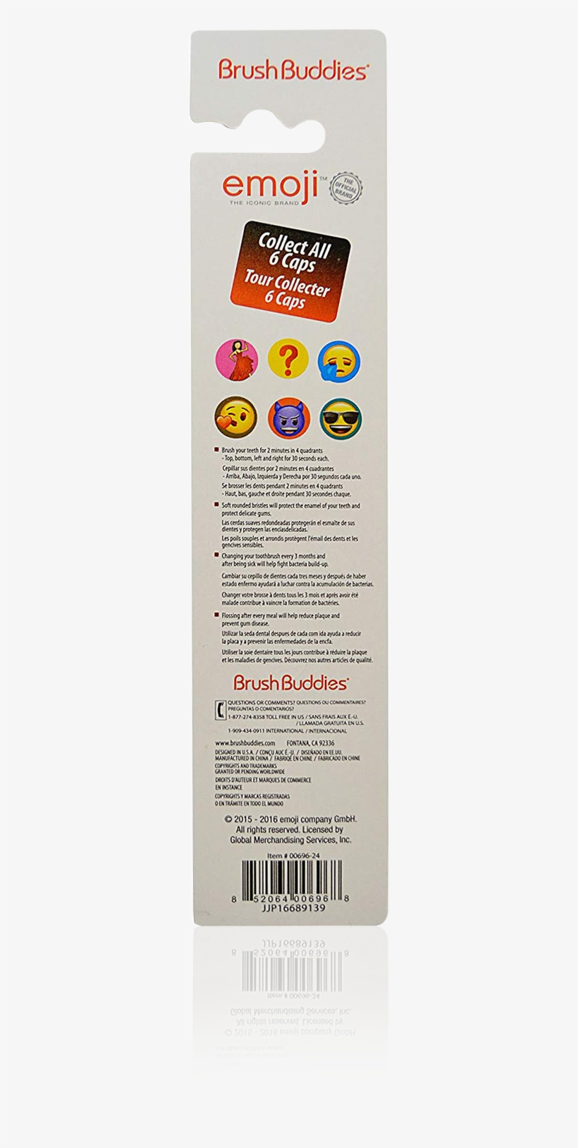 Load Image Into Gallery Viewer, Brush Buddies Emoji - Nail Care, transparent png