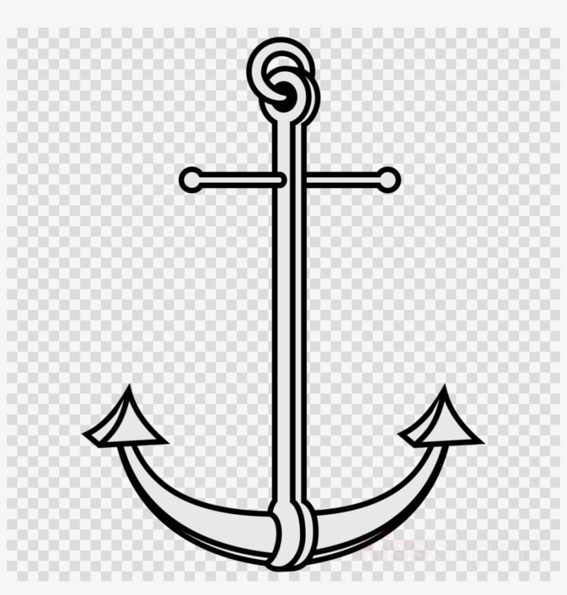 Heraldic Anchor Clipart Anchor Heraldry Clip Art - Clip Art, transparent png