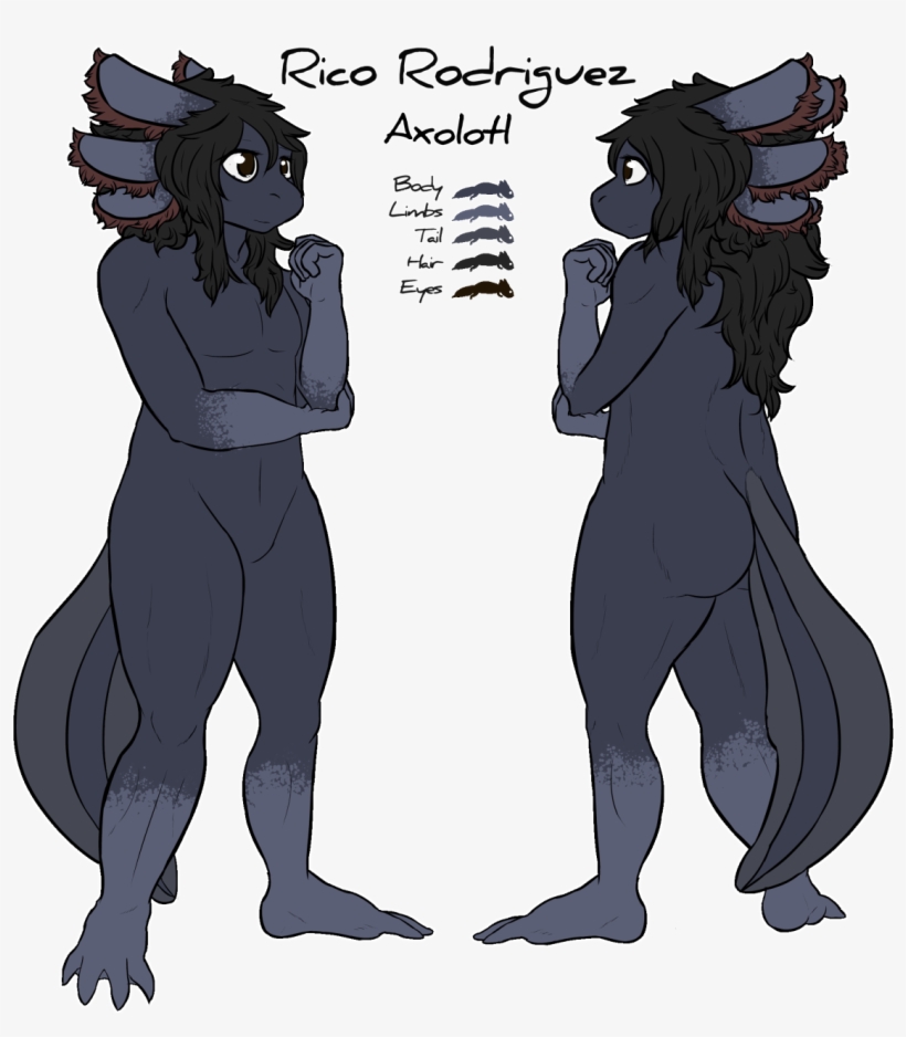 Rico Rodriguez - Axolotl - Fur, transparent png