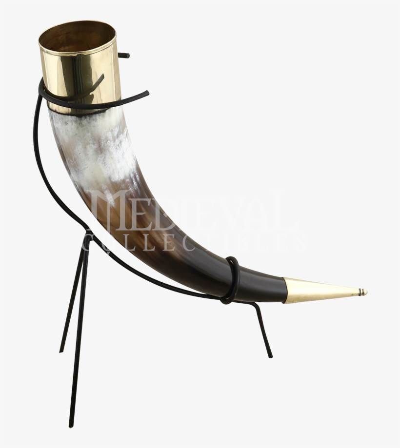 Replica Viking Drinking Horn With Stand - Vikings, transparent png