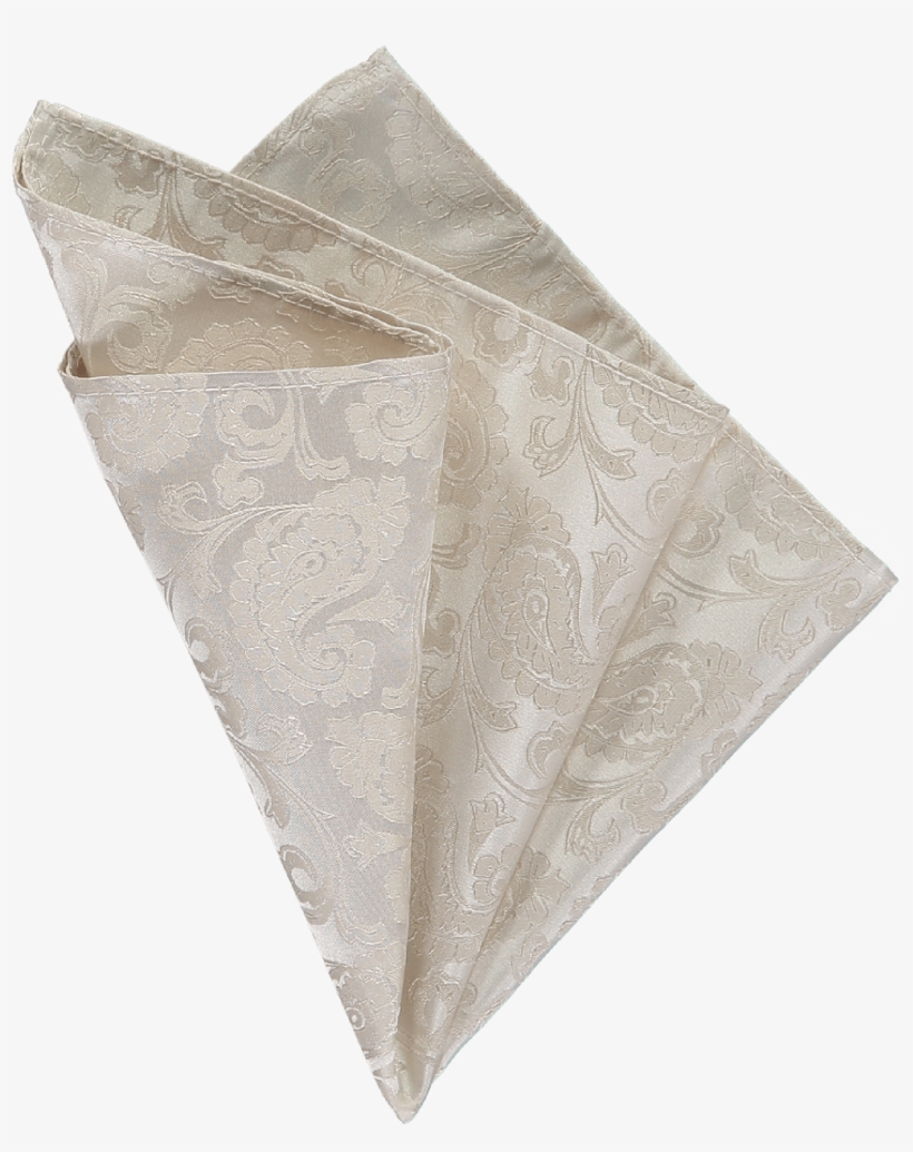 Pocket Square Paisley Champagne 1 - Champagne Color Pocket Squares, transparent png