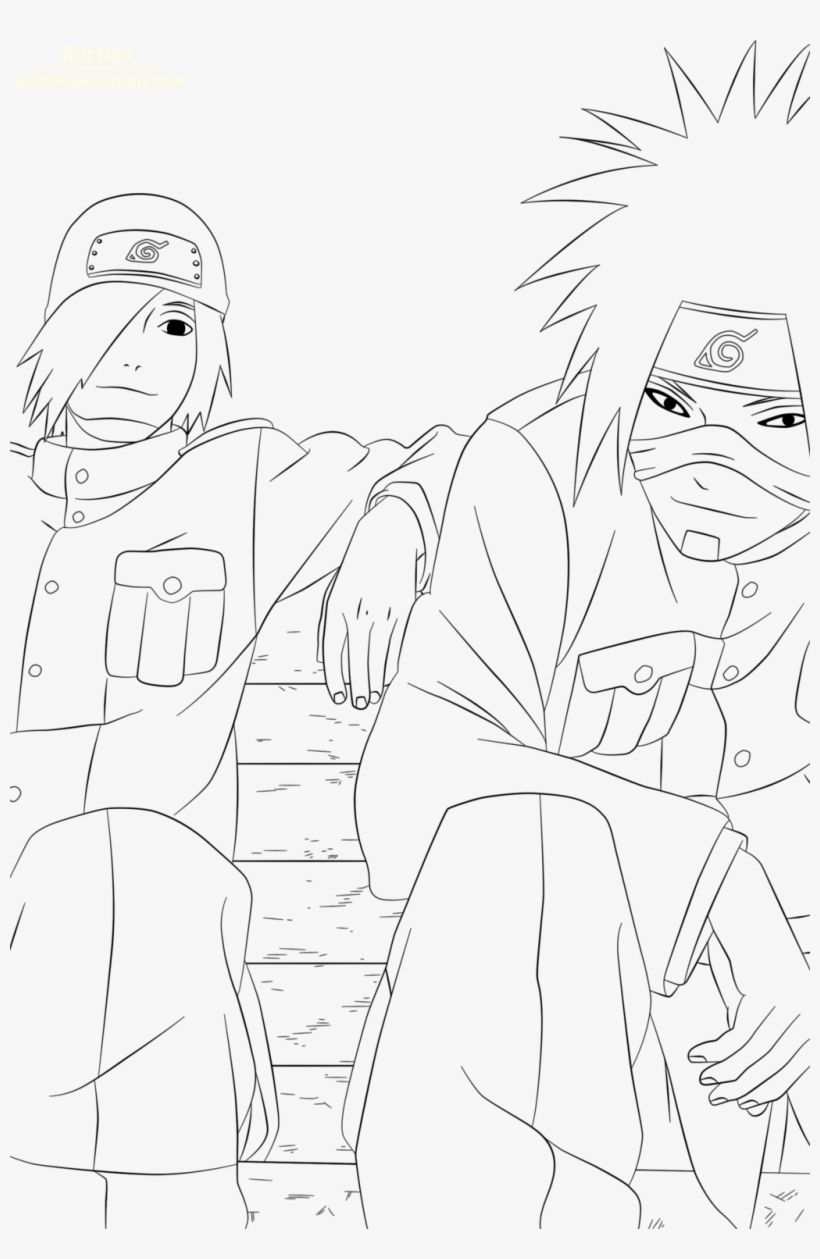 Izumo Kotetsu Lineart By Kortrex - Deviantart, transparent png