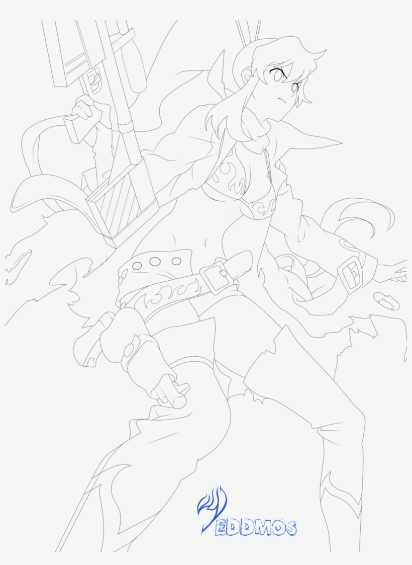 It Been Awhile Since I Have Done A Lineart Of Another - Line Art, transparent png
