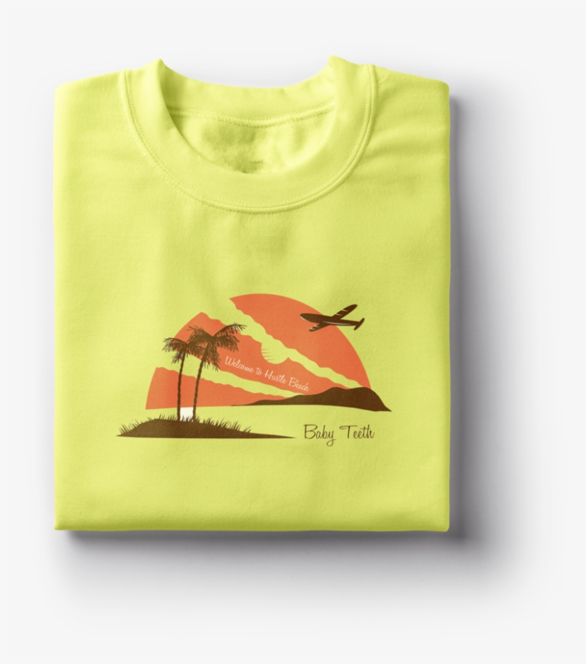 Hustle Beach T-shirt - Portable Network Graphics, transparent png