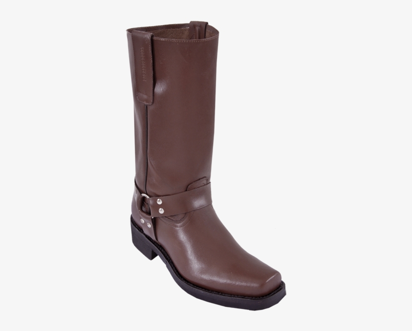 Mens Motorcycle Boot Brown Napa Cowhide - Men's Los Altos Genuine Leather Biker Boots Handcrafted, transparent png