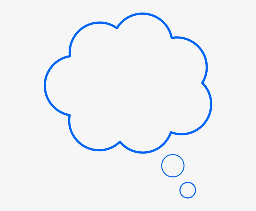 Small - Thought Cloud, transparent png