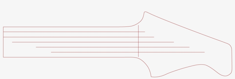 Free Guitar Template Download - Tan, transparent png