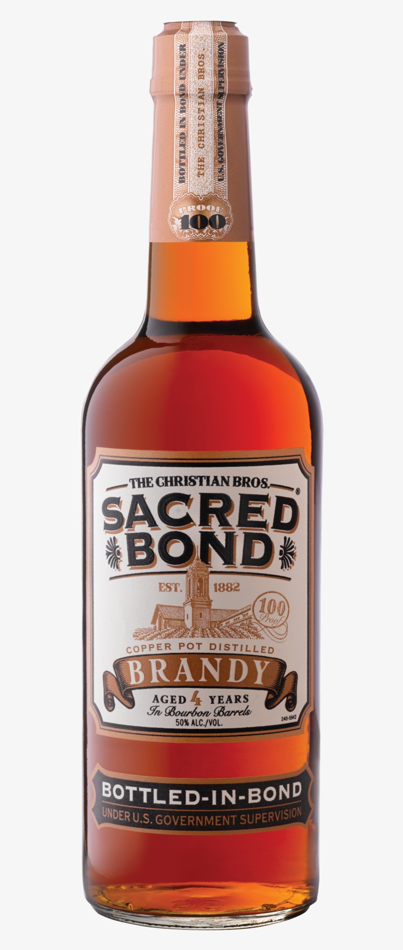 The Bonded Spirits Almost Always Finds A Home With - Christian Brothers Sacred Bond Brandy, transparent png