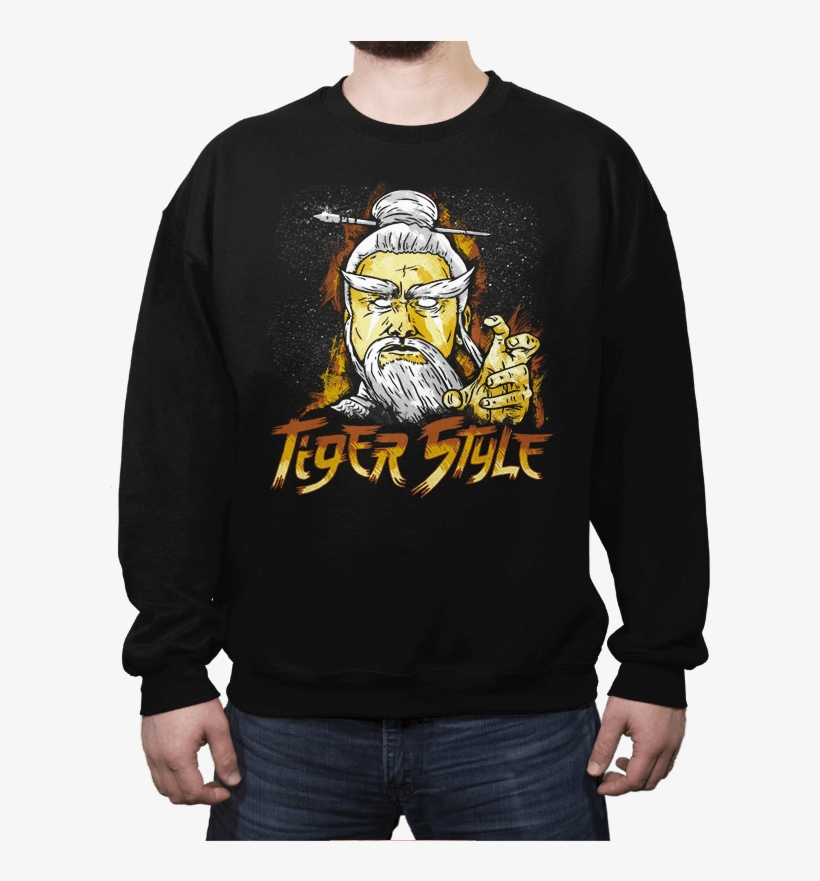 Tiger Style - Crew Neck - Crew Neck - Ript Apparel - Crew Neck, transparent png