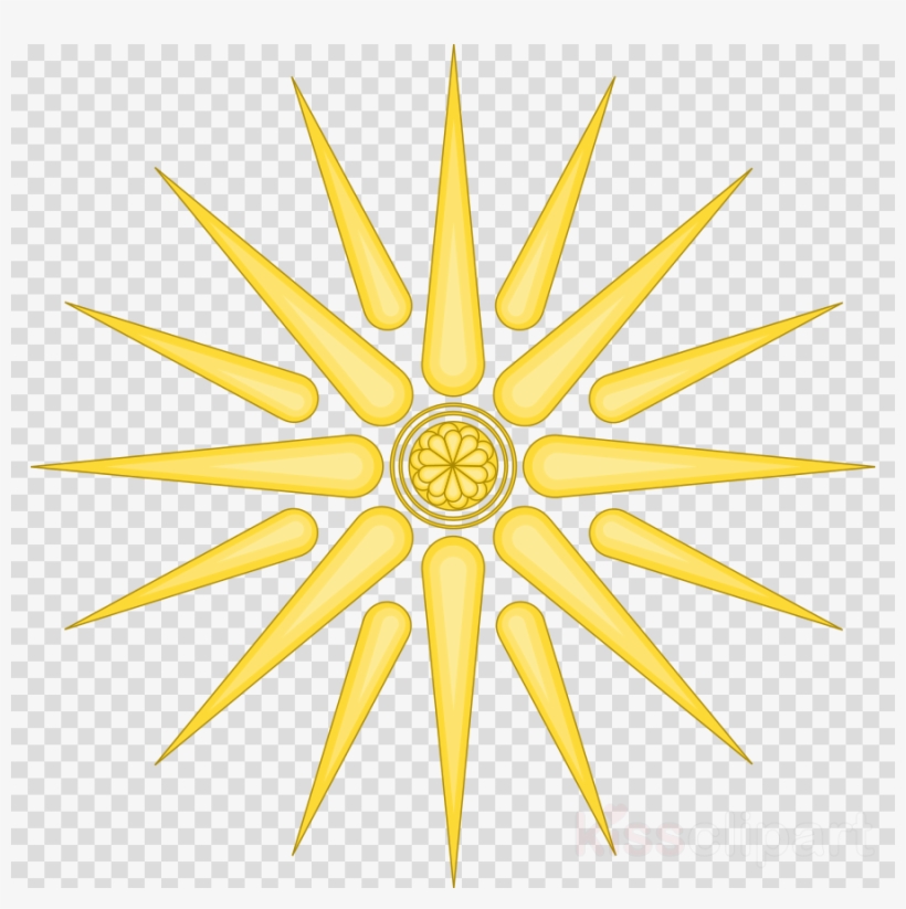 Vergina Sun Png Clipart Vergina Sun Veria - Broken Glass Bullet Png, transparent png