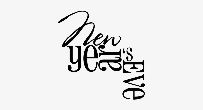 New Years Eve - New Years Eve Black And White, transparent png