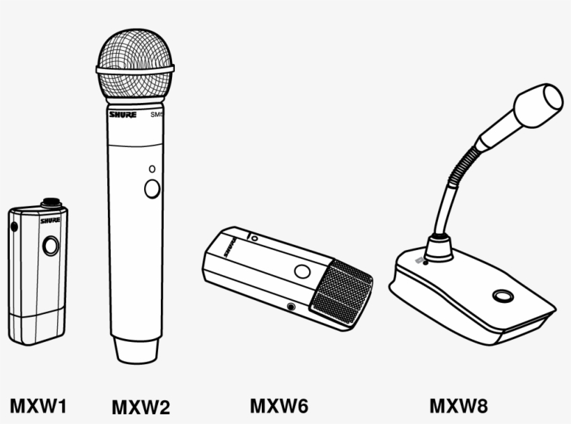 The Mxw1, Mxw6, And Mxw8 Microphones Include A Headphone - Computer Hardware, transparent png