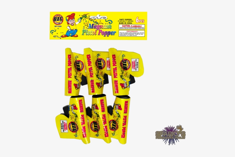 Magnum Pistol Popper - Party Popper, transparent png