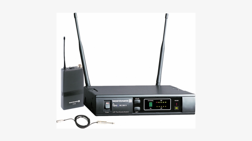 Beyerdynamic Wireless Microphone 300, transparent png