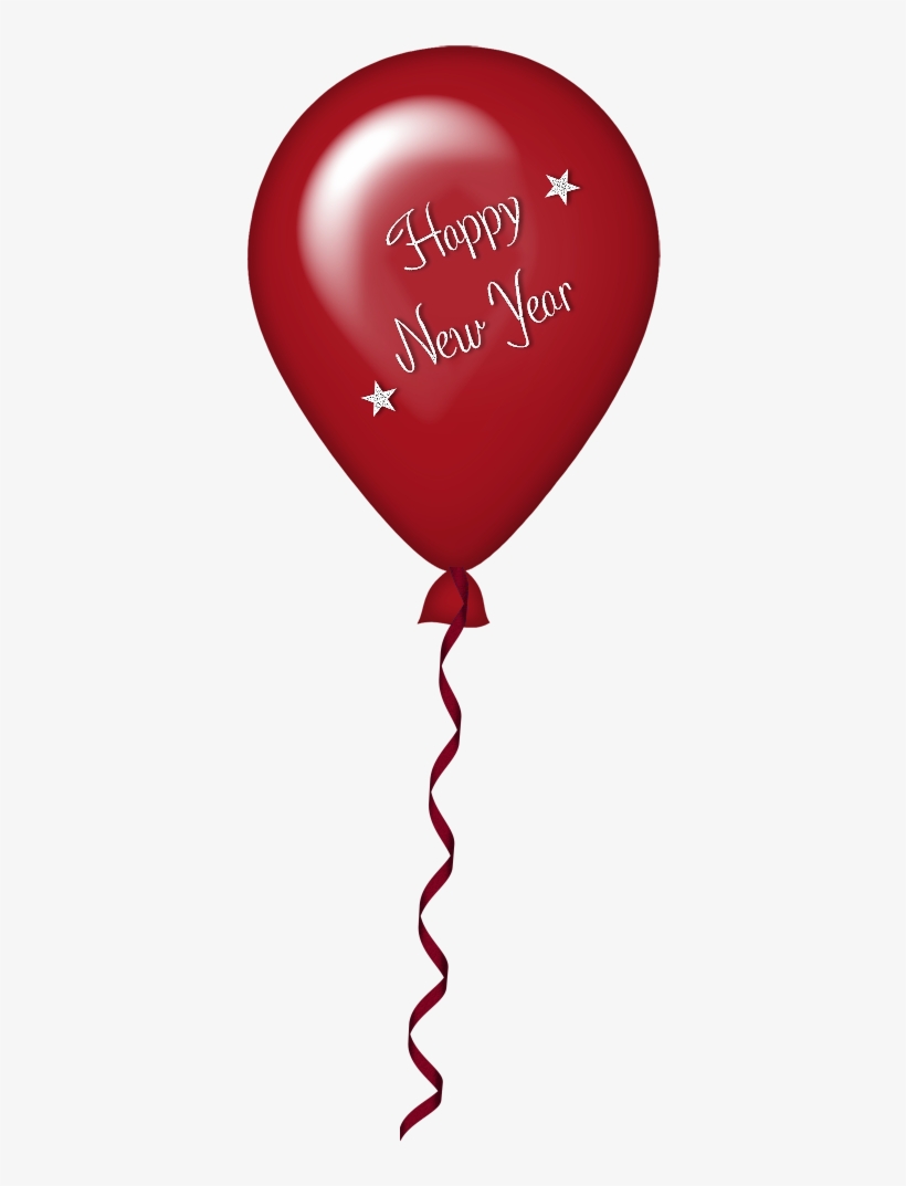 Year Red Png Pinterest - Happy New Year Balloon Png, transparent png