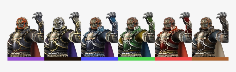 Ganondorf Palette - Ganondorf Smash 4 Skins, transparent png
