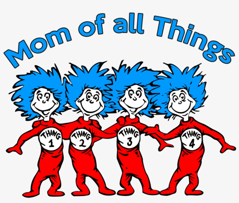 Thing 1 And Thing 2 Shirts - Thing 1 And Thing 2, transparent png