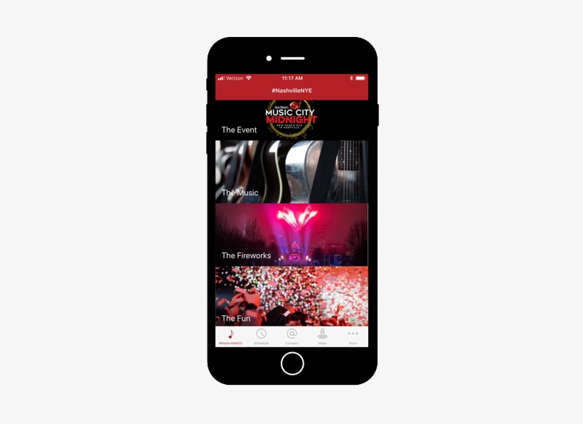 Nashville New Year's Eve App - Flyer, transparent png