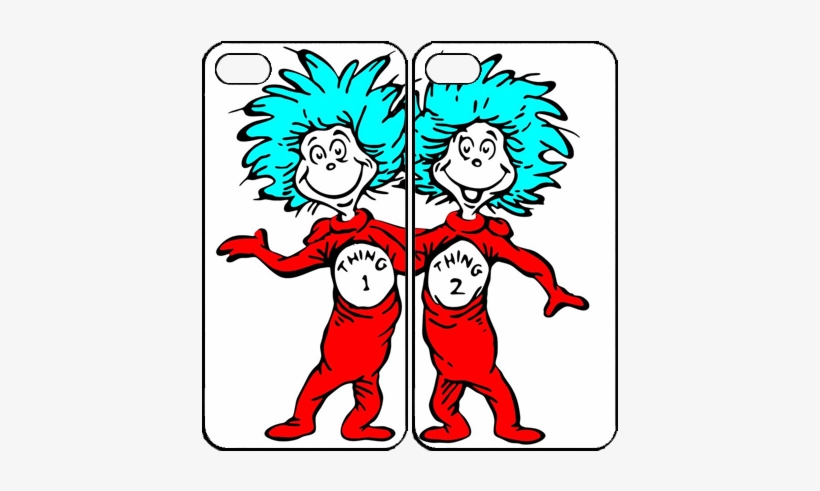 Thing 1 And Thing 2 Samsung Galaxy S3 S4 S5 Note 3 - Dr Seuss Thing 1 And Thing 2, transparent png