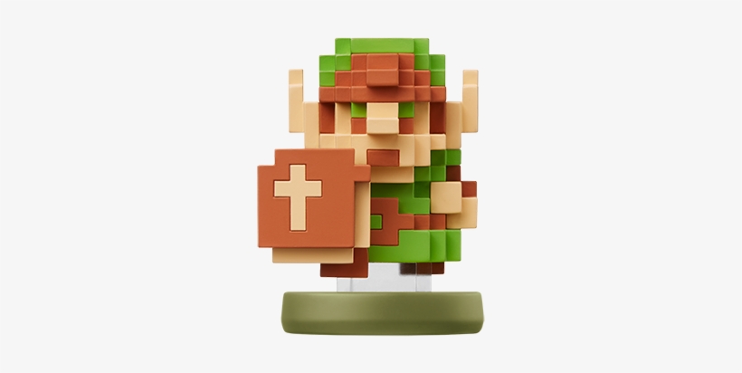 Amiibo, 8bit, Link - Link 30th Anniversary Amiibo, transparent png