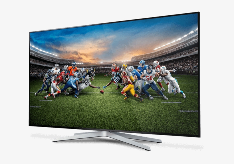 Directv Sports Packages Keep You In The Game - Flat Screen Tv With Footbal Chanel Png, transparent png