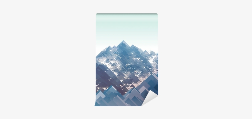 Mountains, Vector Geometric Illustration Consisting - Illustration, transparent png