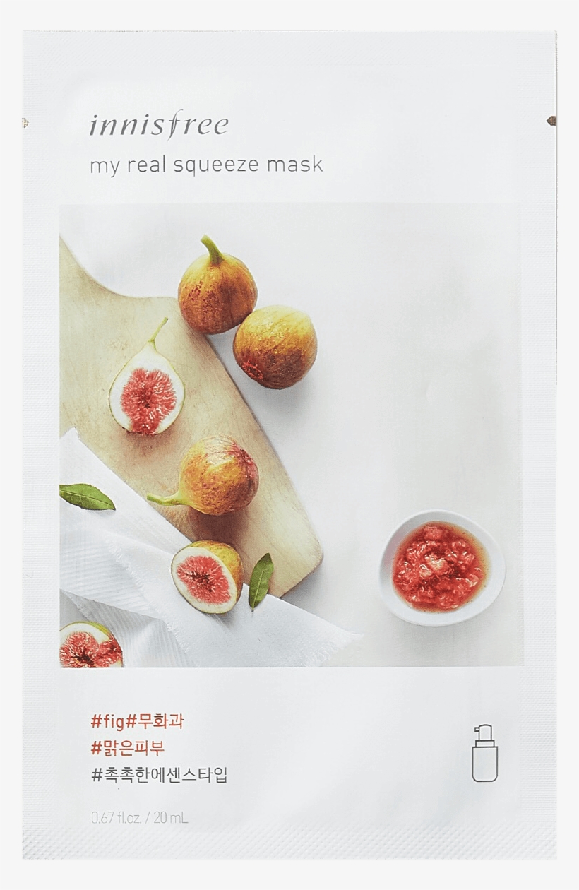 Innisfree My Real Squeeze Fig - Innisfree My Real Squeeze Mask Fig, transparent png