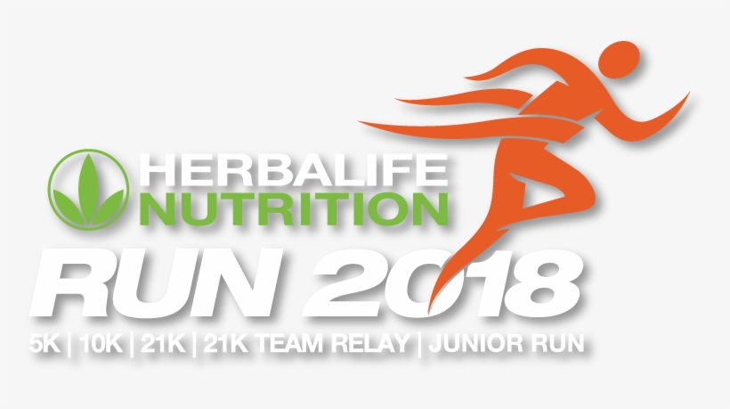 Copyright Herbalife Run 2018 All Rights Reserved - Graphic Design, transparent png