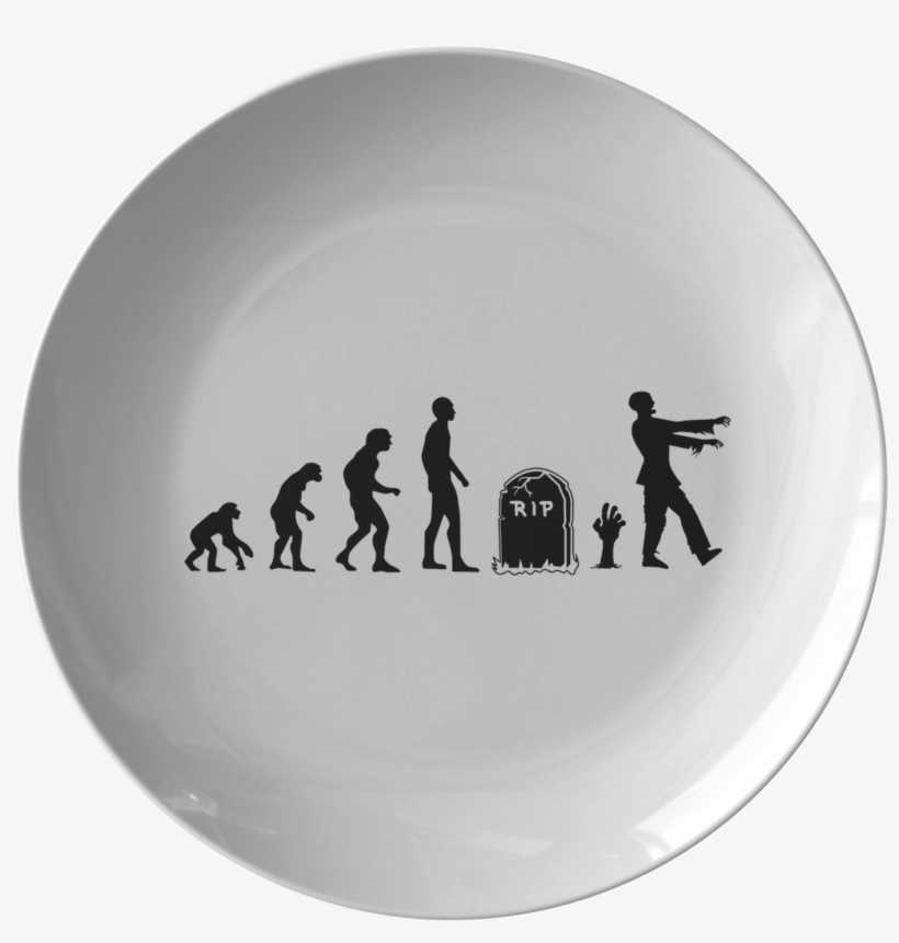 Funny Zombie Gift - Zombie Evolution Sticker, transparent png