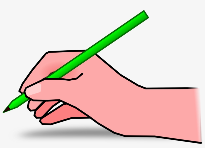 This Free Icons Png Design Of Hand With Pencil, transparent png