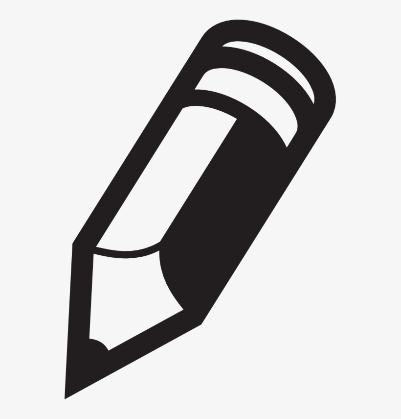 Clipart Info - Pencil Logo Black And White, transparent png