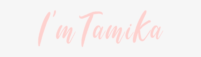 I'm Tamika, transparent png