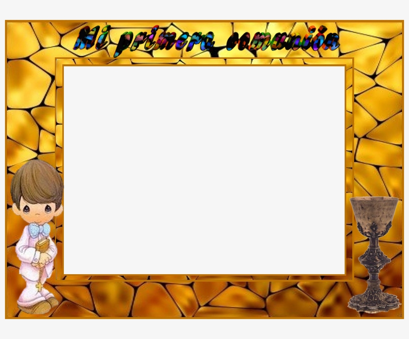 Marcos Fhotoscape Marcos Primera Comunión - Precious Moments First Communion, transparent png