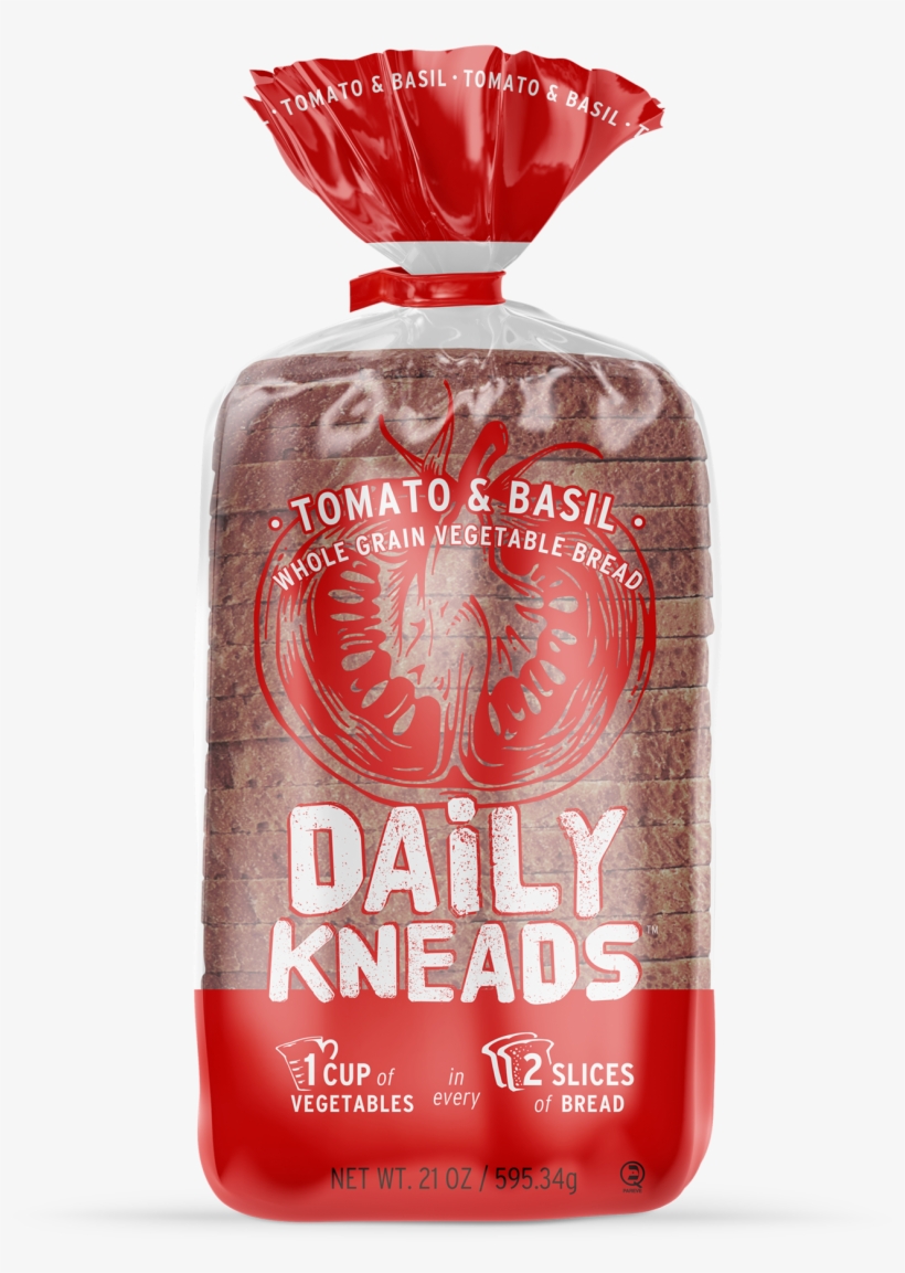 Tomato & Basil Sliced Bread Loaf - Loaf, transparent png