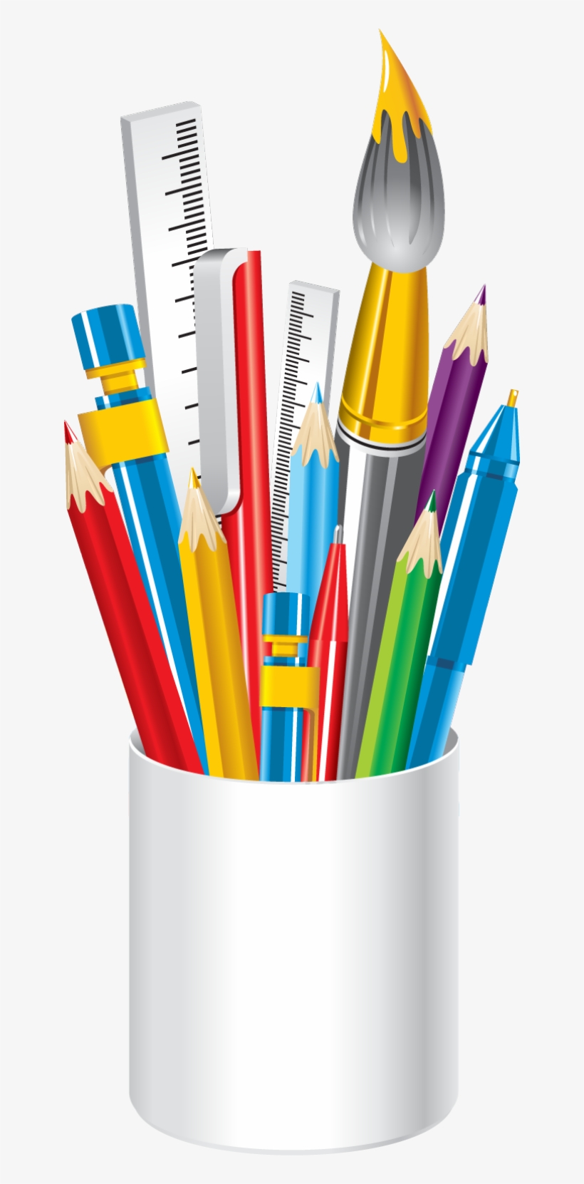 Web Design Development Pinterest Clip Art Lots - School Supplies Png, transparent png