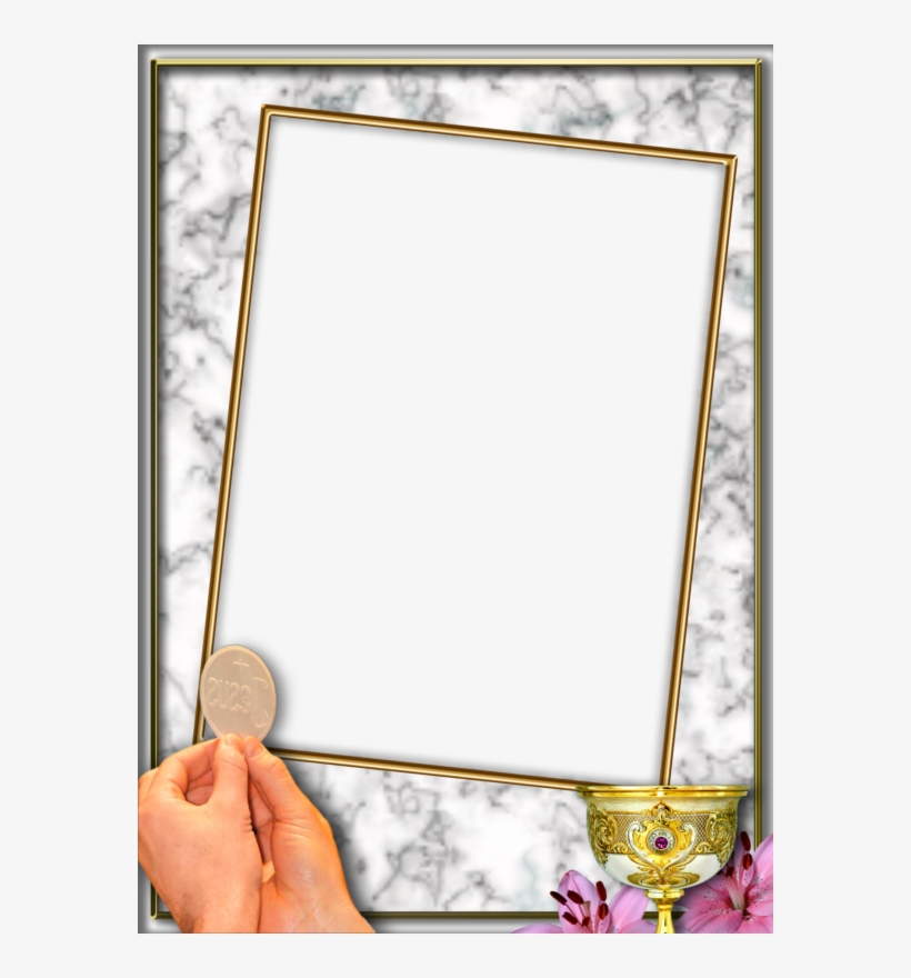 Si Te Gustaron Compártelos En Tu Red Social - First Communion Frames Png, transparent png