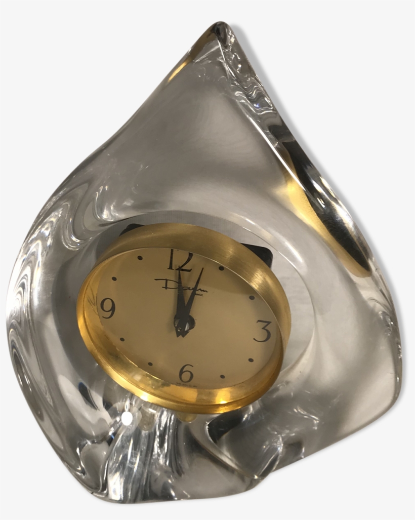 Daum Nancy Crystal Clock - Daum, transparent png