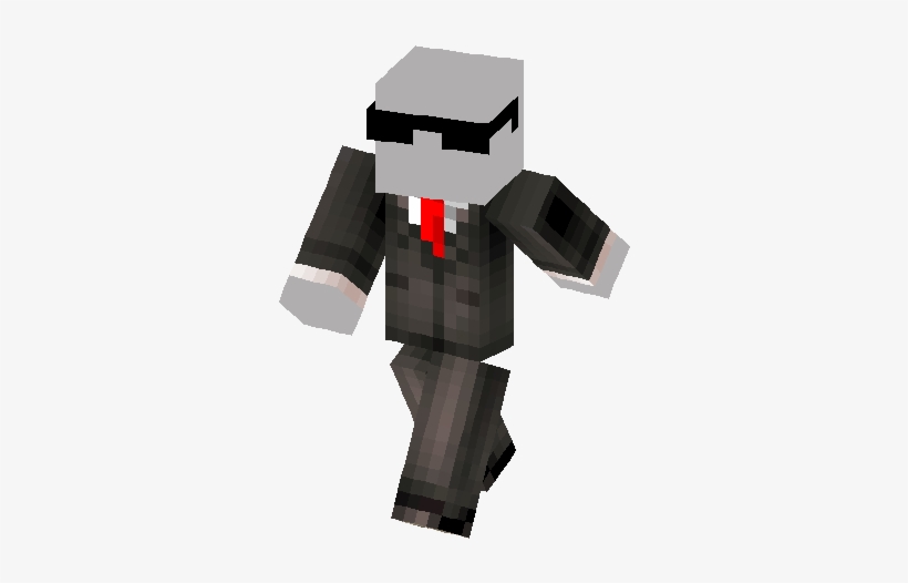 Cool Slenderman Skin - Minecraft Tnt Skin, transparent png