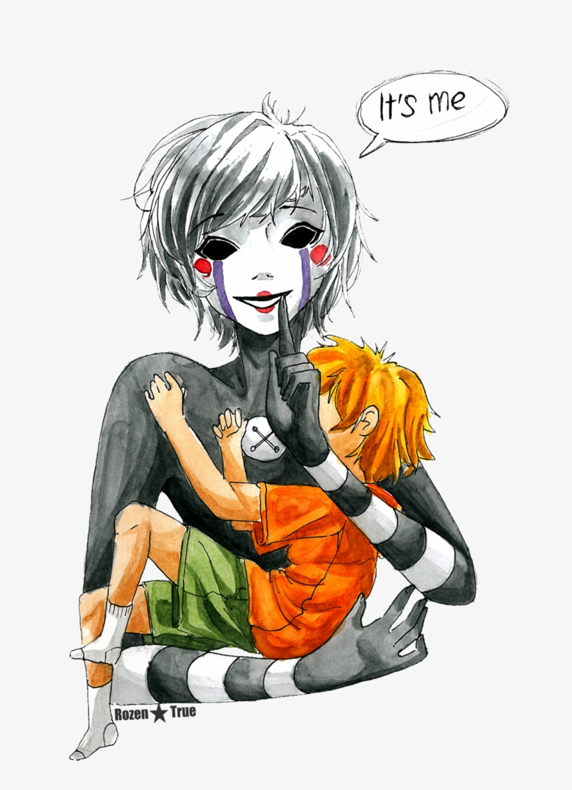 Humanization Puppet And Boy "golden Freddie" From The - Game Humanization, transparent png