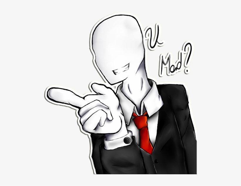 Photo - Cartoon Slenderman Png, transparent png